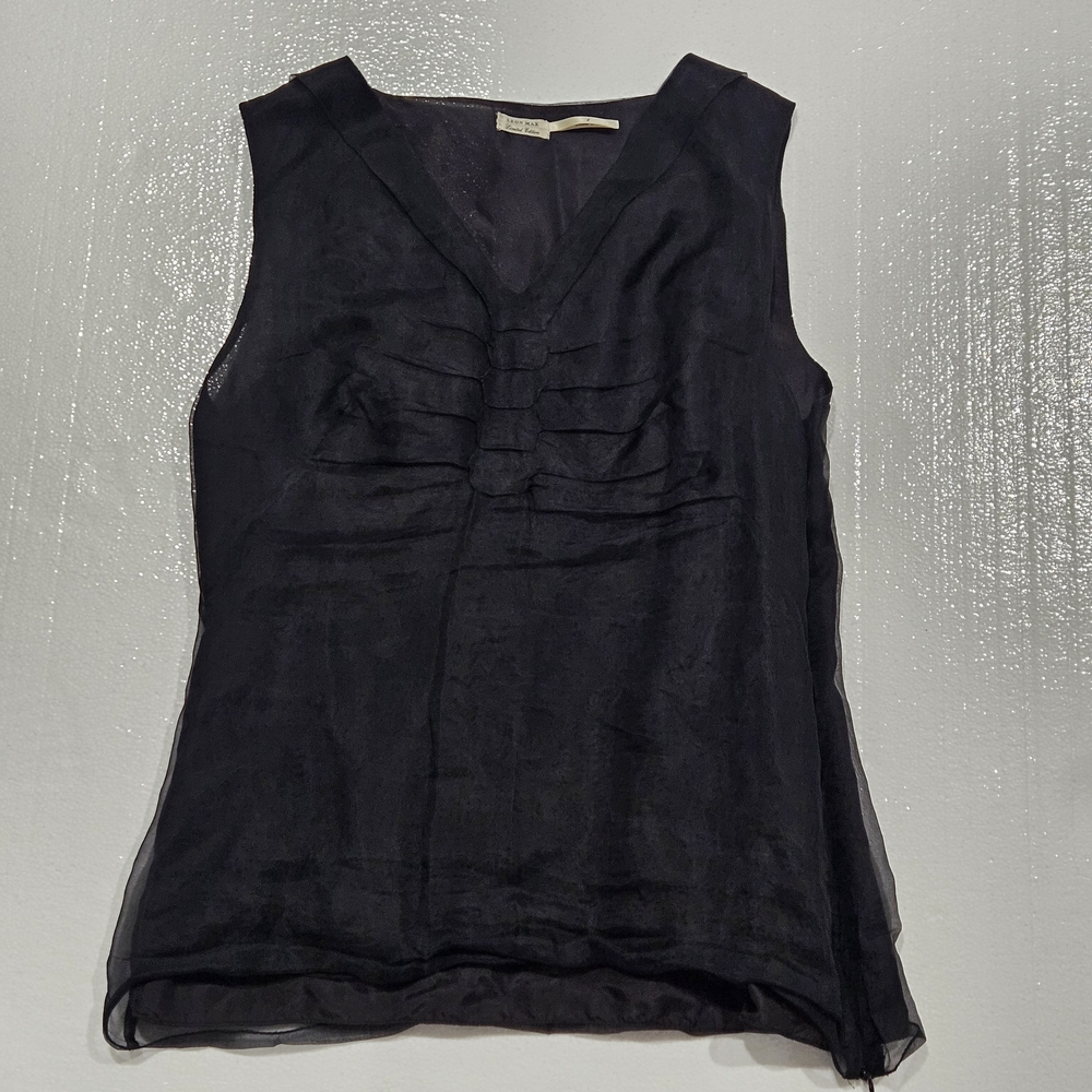 LEON MAX 100% Silk Blouse Size 6